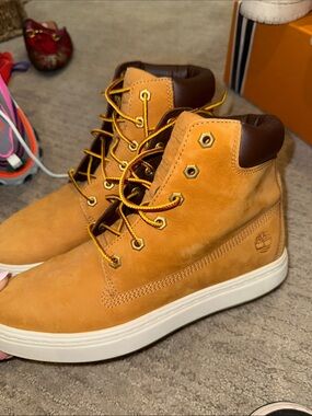 Timberland Wheat Nubuck High-Top Casual Work Boot